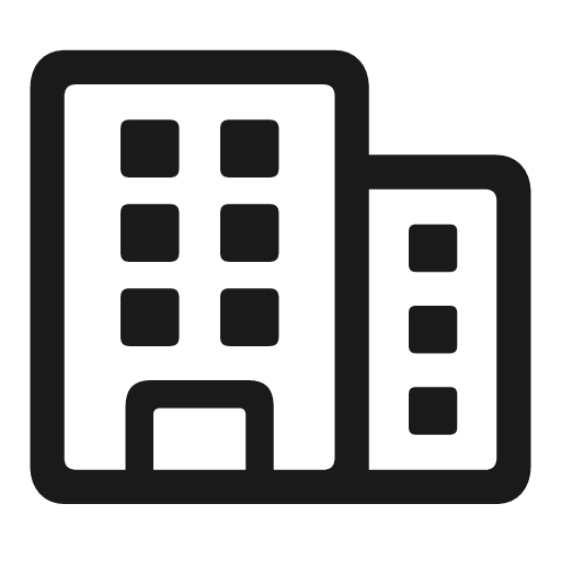 Building 2 icon, solid style, from Framework7 Icons
