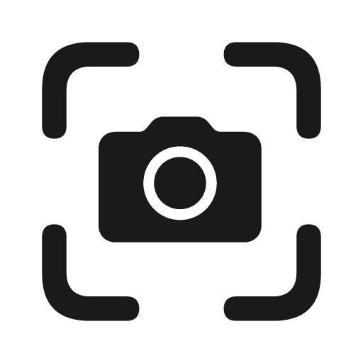 Camera viewfinder icon, solid style, from Framework7 Icons