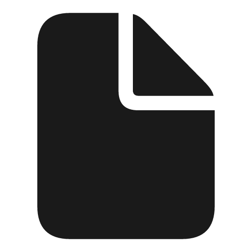 Doc fill icon, filled style, from Framework7 Icons