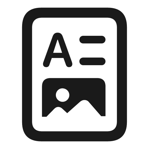 Doc richtext icon, solid style, from Framework7 Icons