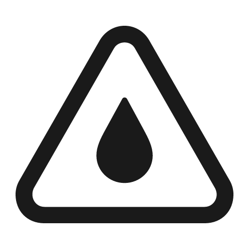 Drop triangle icon, solid style, from Framework7 Icons