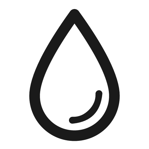 Drop icon, solid style, from Framework7 Icons