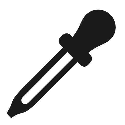 Eyedropper icon, solid style, from Framework7 Icons
