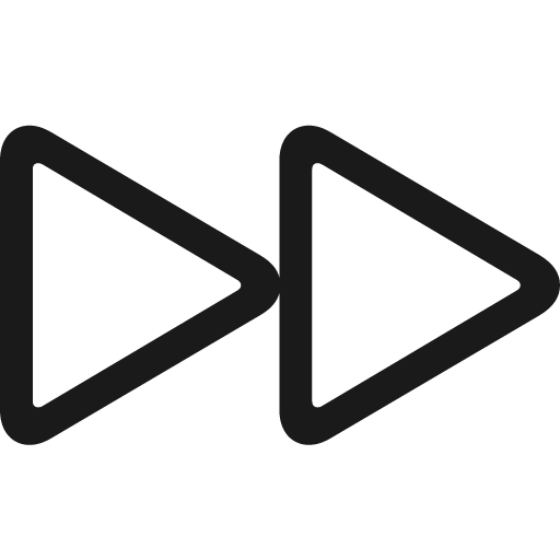 Forward icon, solid style, from Framework7 Icons