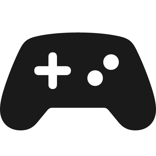 Gamecontroller fill icon, filled style, from Framework7 Icons