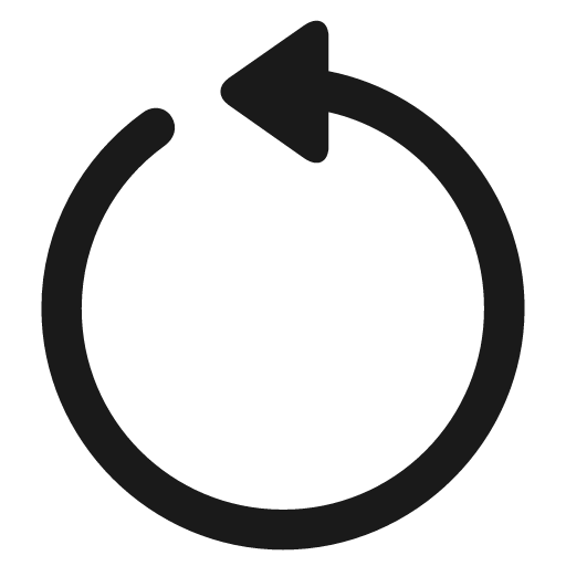 Gobackward icon, solid style, from Framework7 Icons