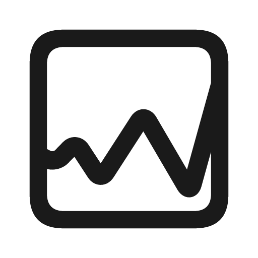 Graph square icon, solid style, from Framework7 Icons