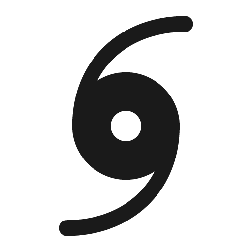 Hurricane icon, solid style, from Framework7 Icons