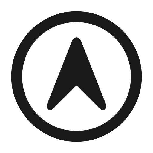 Location circle icon, solid style, from Framework7 Icons