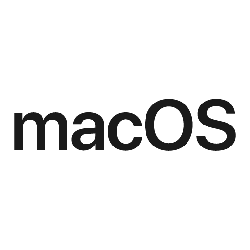 Logo macos icon, solid style, from Framework7 Icons
