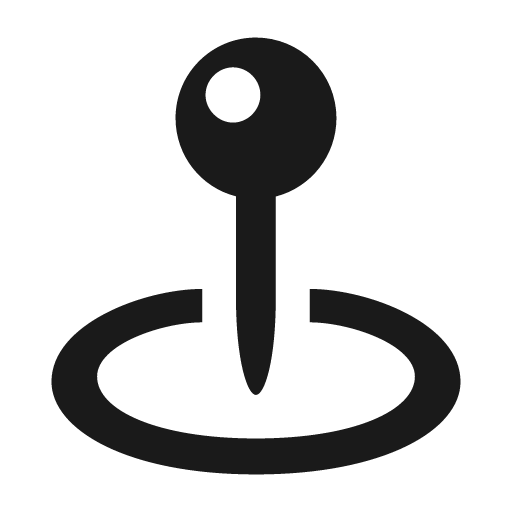 Map pin ellipse icon, solid style, from Framework7 Icons