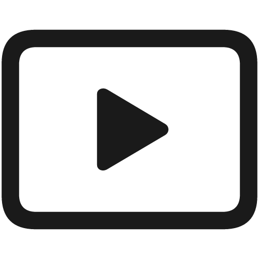 Play rectangle icon, solid style, from Framework7 Icons