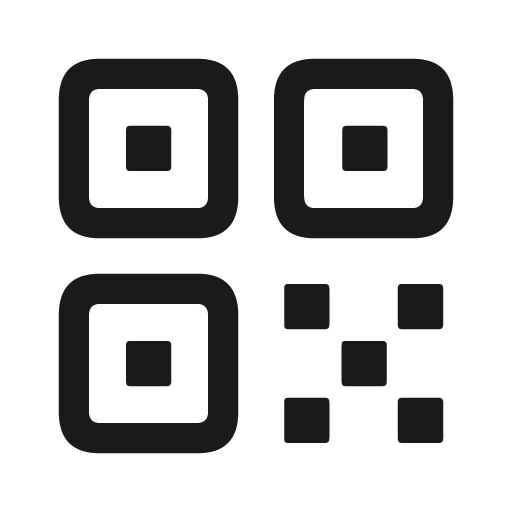 Qrcode icon, solid style, from Framework7 Icons
