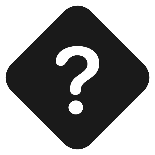 Question diamond fill icon, filled style, from Framework7 Icons