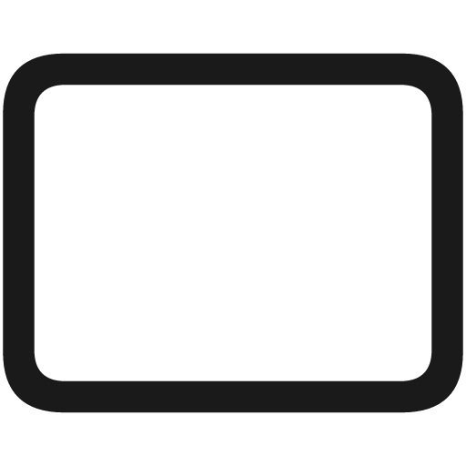 Rectangle icon, solid style, from Framework7 Icons