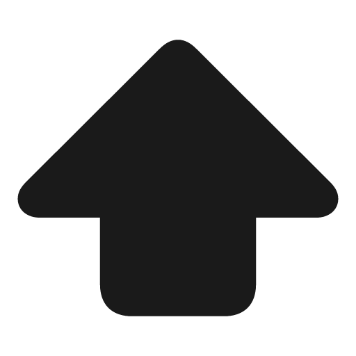Shift fill icon, filled style, from Framework7 Icons