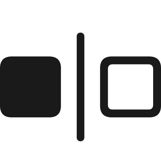 Square fill line vertical square icon, solid style, from Framework7 Icons