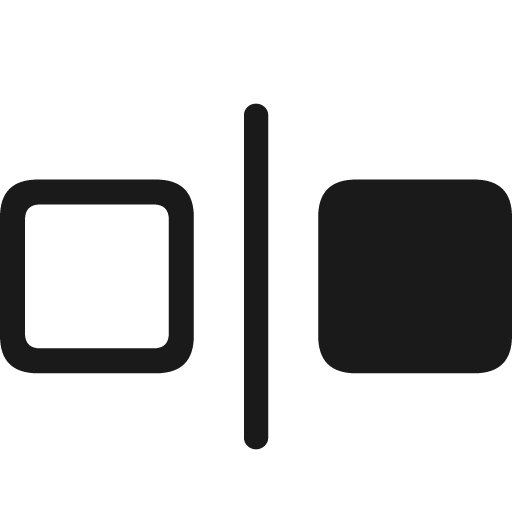 Square line vertical square fill icon, filled style, from Framework7 Icons