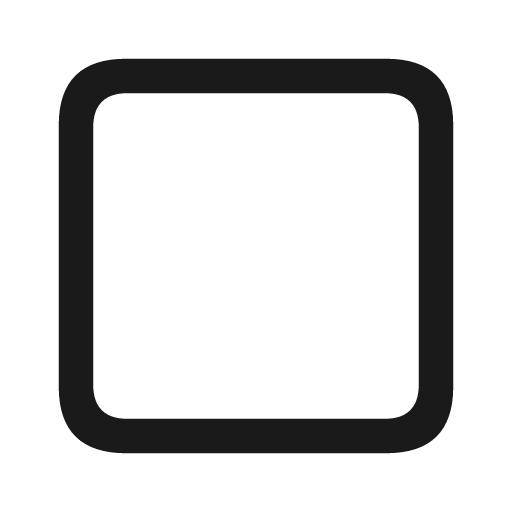 Square icon, solid style, from Framework7 Icons