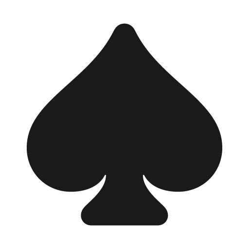 Suit spade fill icon, filled style, from Framework7 Icons