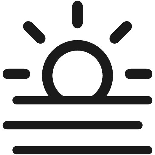 Sun haze icon, solid style, from Framework7 Icons