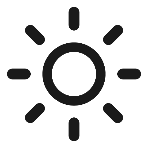 Sun max icon, solid style, from Framework7 Icons