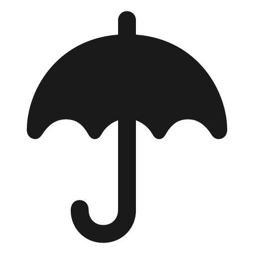 Umbrella fill icon, filled style, from Framework7 Icons