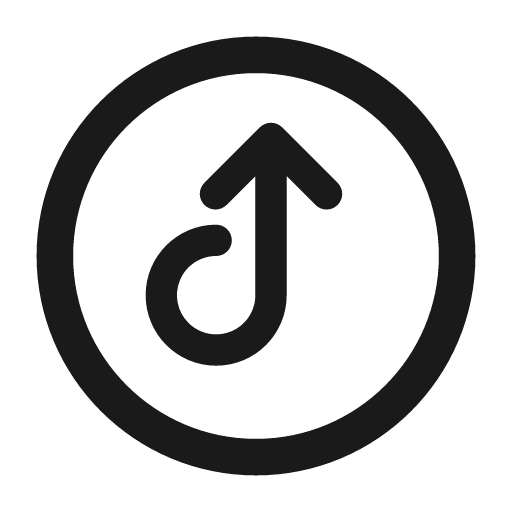 Upload circle icon, solid style, from Framework7 Icons