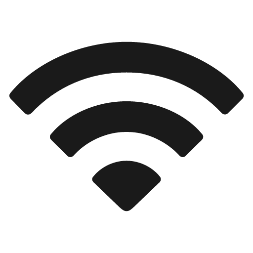Wifi icon, solid style, from Framework7 Icons