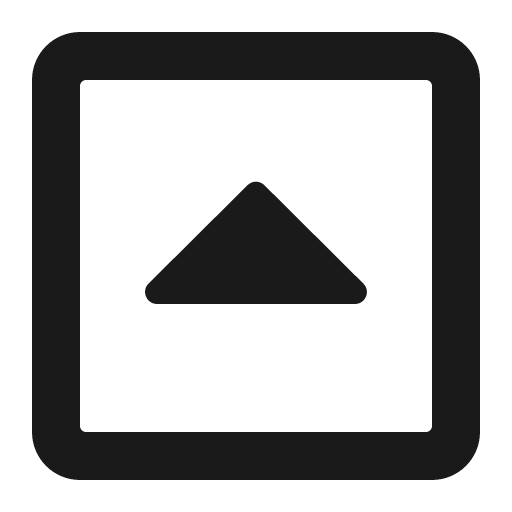 Caret square up icon, solid style, from Font Awesome 5 Regular