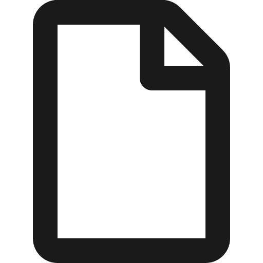 File icon, solid style, from Font Awesome 5 Regular