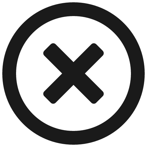 Times circle icon, solid style, from Font Awesome 5 Regular