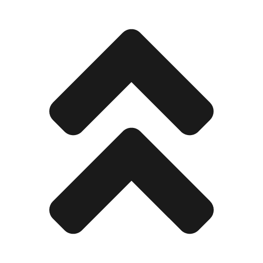 Angle double up icon, solid style, from Font Awesome 5 Solid