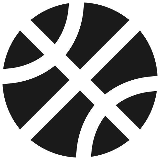 Basketball ball icon, solid style, from Font Awesome 5 Solid