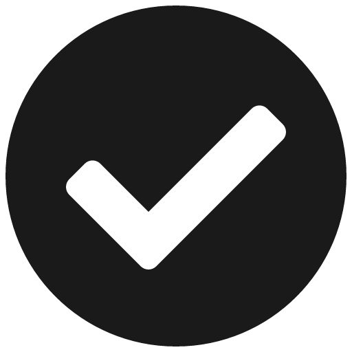 Check circle icon, solid style, from Font Awesome 5 Solid
