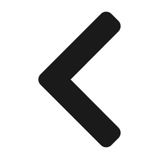 Chevron left icon, solid style, from Font Awesome 5 Solid