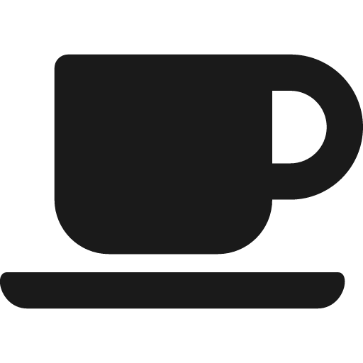 Coffee icon, solid style, from Font Awesome 5 Solid