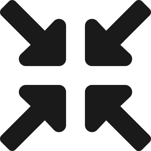 Compress arrows alt icon, solid style, from Font Awesome 5 Solid