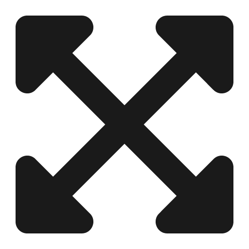 Expand arrows alt icon, solid style, from Font Awesome 5 Solid