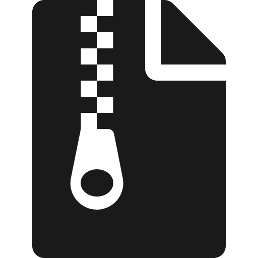 File archive icon, solid style, from Font Awesome 5 Solid