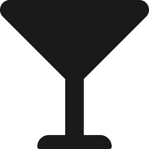 Glass martini icon, solid style, from Font Awesome 5 Solid