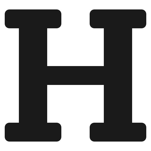 Heading icon, solid style, from Font Awesome 5 Solid