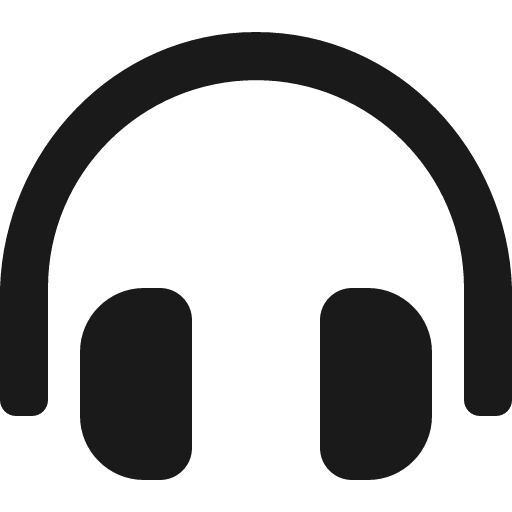 Headphones alt icon, solid style, from Font Awesome 5 Solid