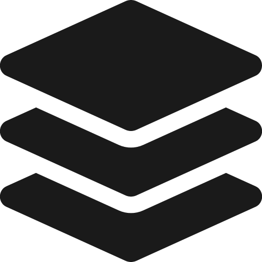 Layer group icon, solid style, from Font Awesome 5 Solid