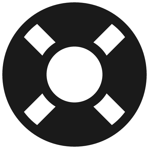 Life ring icon, solid style, from Font Awesome 5 Solid