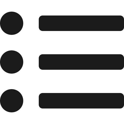 List ul icon, solid style, from Font Awesome 5 Solid