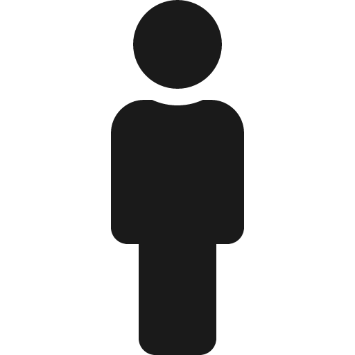Male icon, solid style, from Font Awesome 5 Solid