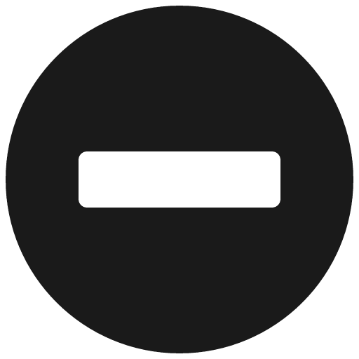 Minus circle icon, solid style, from Font Awesome 5 Solid