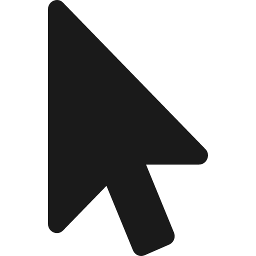 Mouse pointer icon, solid style, from Font Awesome 5 Solid