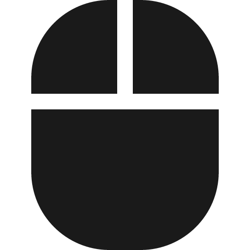 Mouse icon, solid style, from Font Awesome 5 Solid